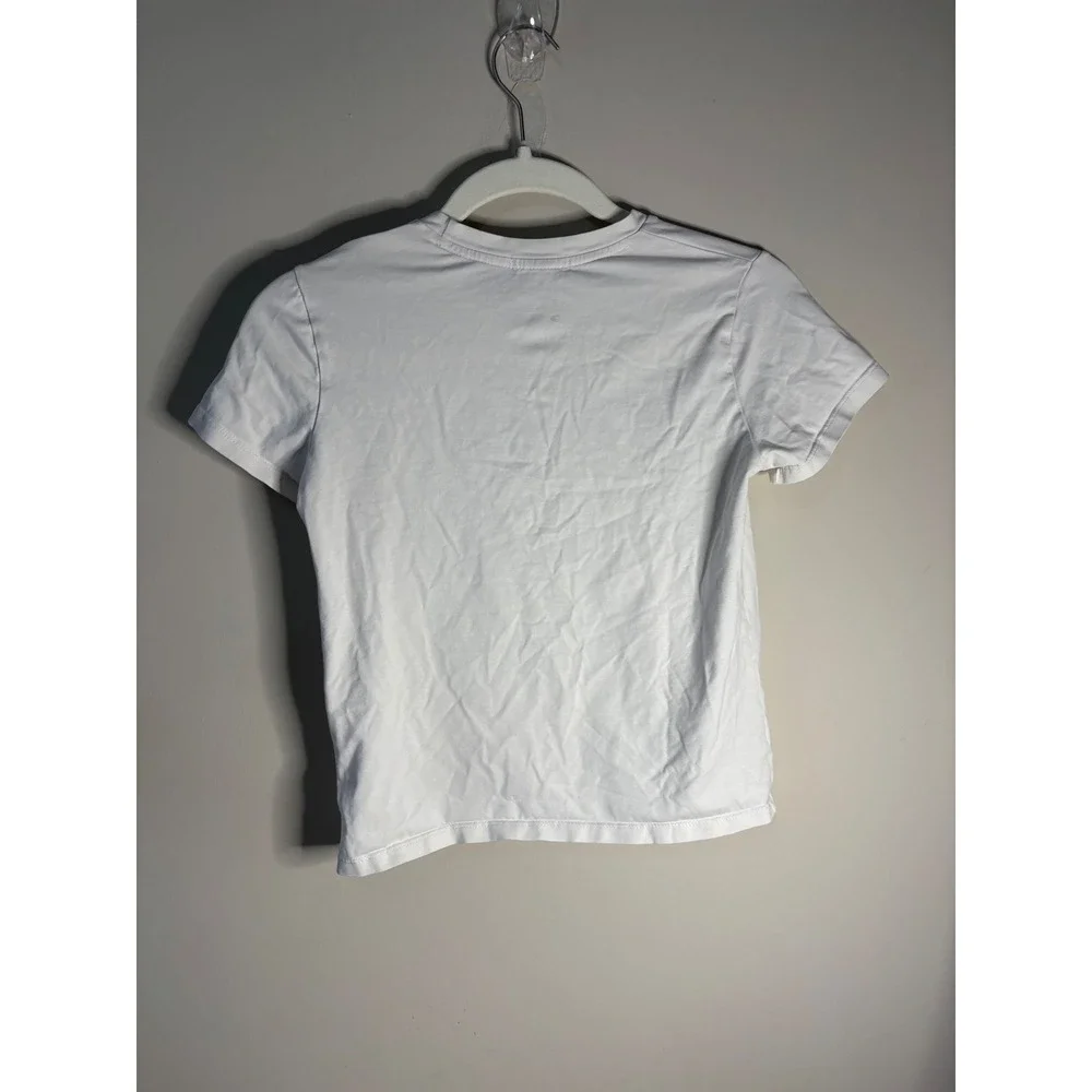 PM Mere et Fille Paris White Short Sleeve T  Kids Size‎ 12 French Saying Heart